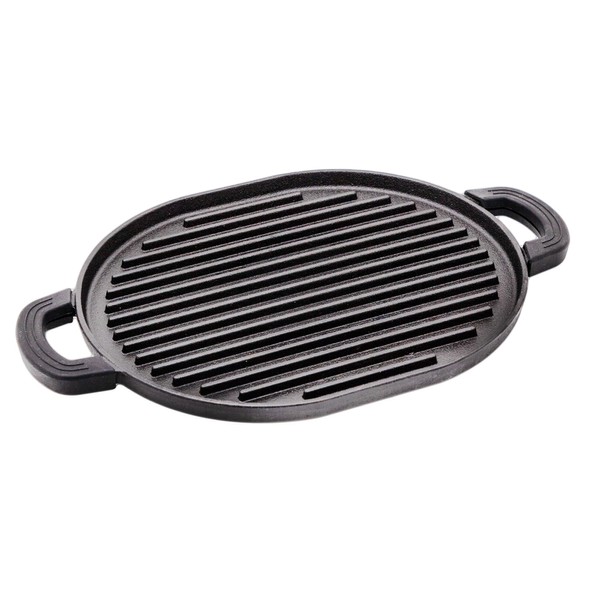 Nuwave Cast Iron Grill, 12.42”x10.21” Non-Stick Grilling Surface, Deep Grill