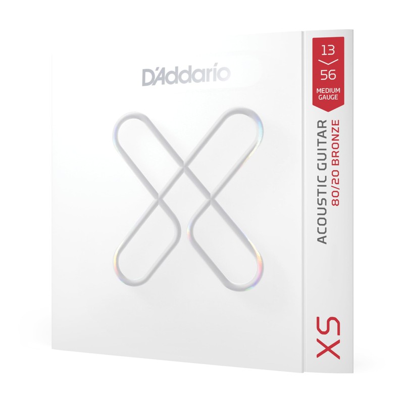 D'Addario XS 80/20 Cuerdas de guitarra acústica recubiertas de bronce