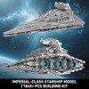 JG073 Imperial-Class Destroyer Model, 1845-Piece Spaceship Building Set, Build &