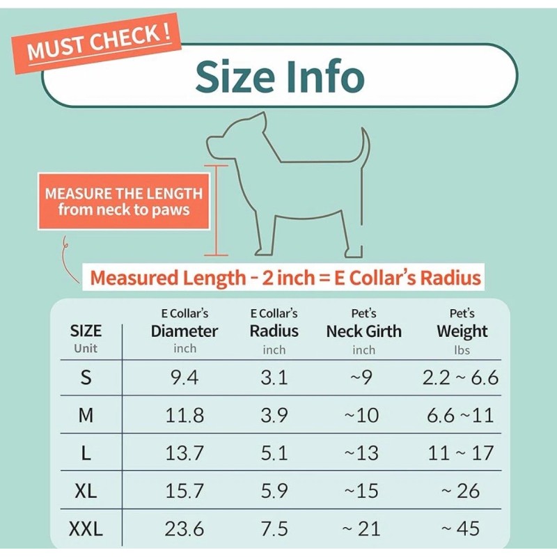 Arrr Pet Recovery Collar Cone Donut Dog Cats Surgery Adjustable