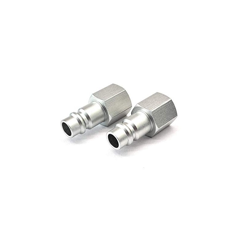2 x Male Quick Release Euro Compressed Airline Pneumatic Coupling