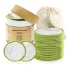 Almohadillas Desmaquillantes Reutilizables Doble Cara 30pz