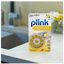 Plink Garbage Disposal Cleaner & Disposer Deodorizer Treatment Fresh Lemon