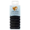 Lady Jayne Style Guards Kink-Free Hair Elastic Spirals (Black) X 8