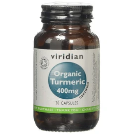 Organic Turmeric 400mg: 30 Veg Caps