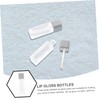 TOVINANNA 5pcs Lip Gloss Tubes with Cover Refillable Empty Lip