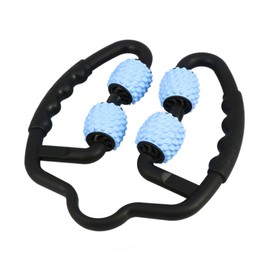 TOVINANNA Shaft Muscle Relaxer Massage Roller Handheld Leg Stick for Muscle Relief Lightweight Portable Calf Fitness Equipment Sky- Black