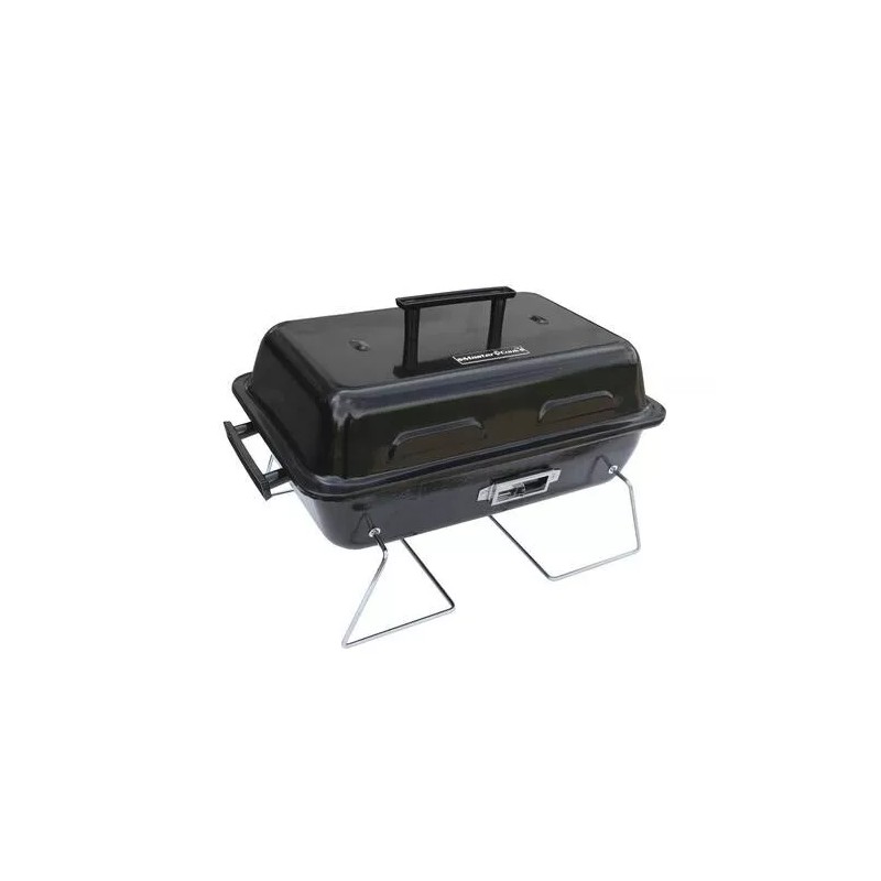 Master Cook Portable Charcoal Grill Tabletop Steel Wire Legs High