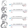 Ring Adjuster, Ring Adjuster, Ring Stopper, Silver Polishing Cloth Included,