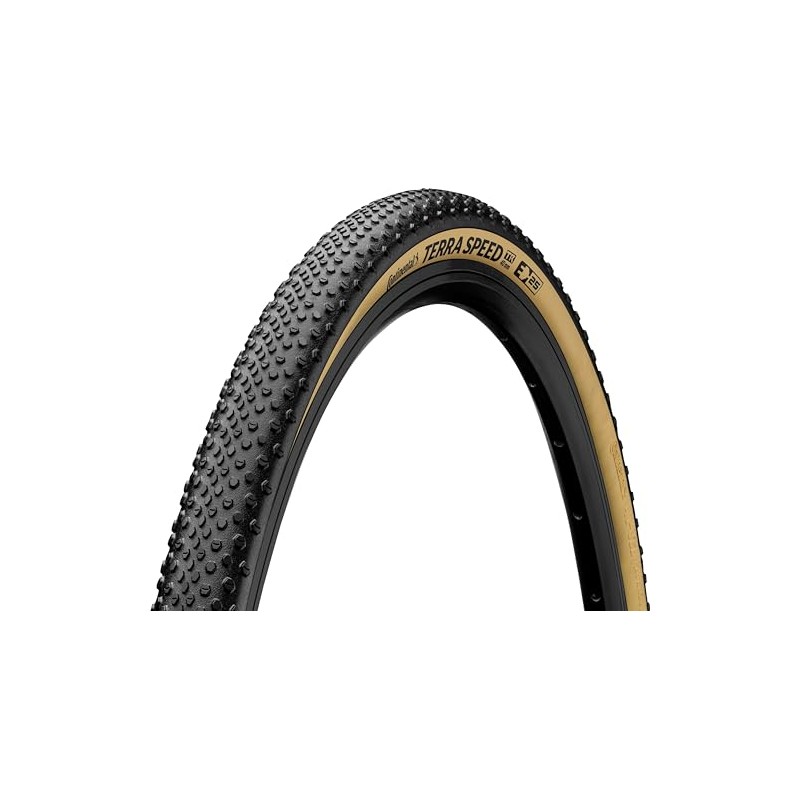 Continental Unisex - Adult Terra Speed Tyres, Black/Cream Skin, 27.5