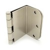 3.5 Inch Swing Clear Offset Door Hinge (5/8" Radius, Satin