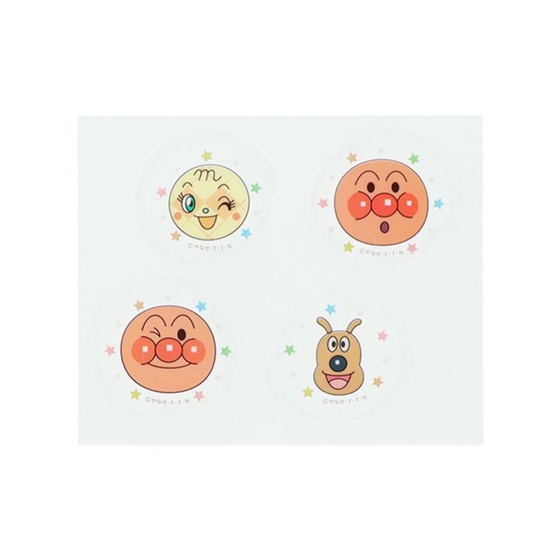 Sunstar Stationery Anpanman Together! Lipeta Face Anpanman 808369 Sticker