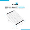 KABCO 18 Inch Multifunctional Foldable Roll Up Dish Drying Rack,