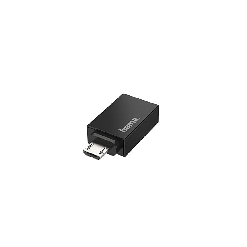 Hama USB OTG Adapter, Micro USB Male - USB A