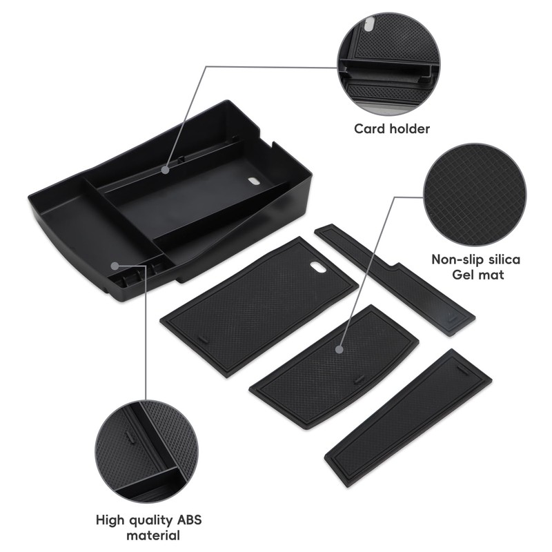 MARCHFA Center Console Organizer Tray Compatible for 2026 Volkswagen VW