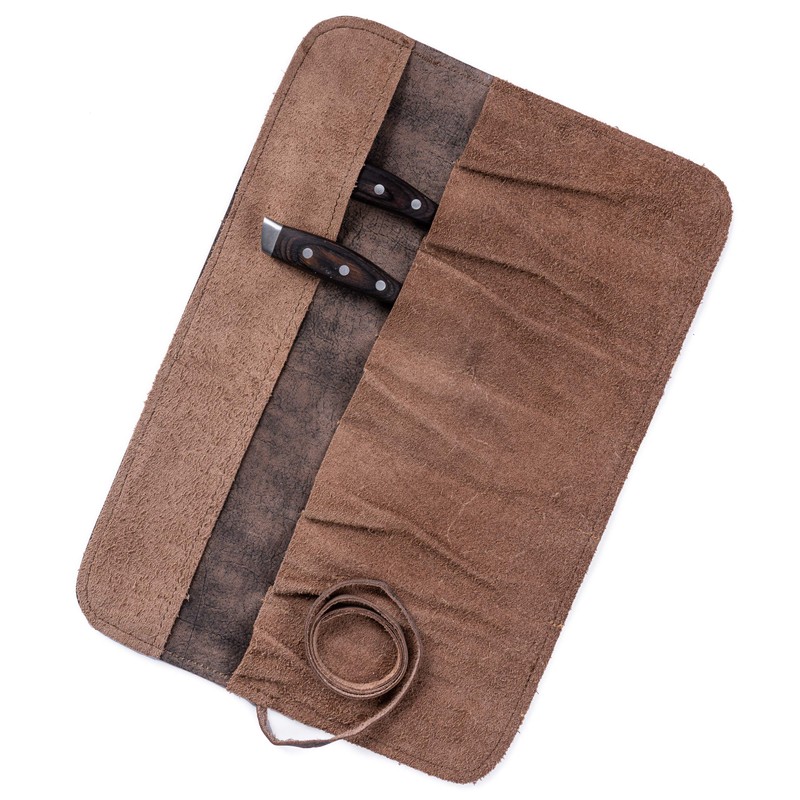 Angus Stoke Knife Roll Bag Genuine Leather – Chef`s knife