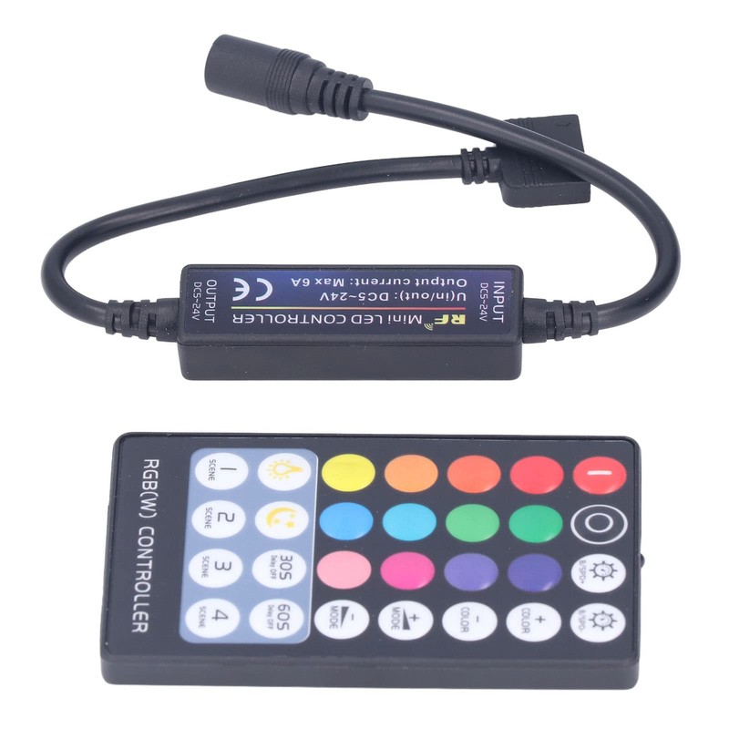 BuyWeek LED Strip Controller, Mini RF RGBW LED USB Light