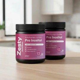 Zesty Nutrition Pro Inositol 2 Pack - Pink Fury 2 Pack - Myo + D-chiro Inositol - Valkyra Signature Line - Hecho En México