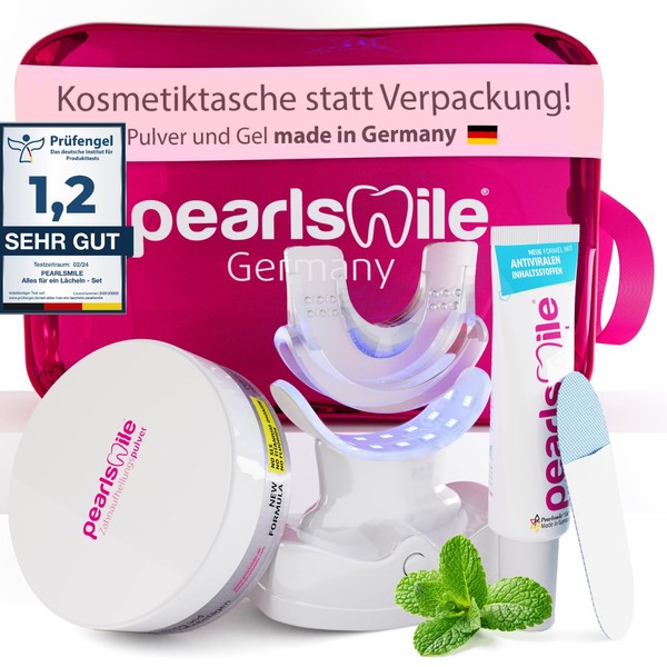 Pearlsmile Professional: Dentists and Beauticians Recommend - Whitening Teeth with Precision Professional Teeth Whitening for a Glowing Smile. High Quality Ingredients and Technology