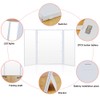 LED Trifold Makeup Mirror 360 Degree Tri Fold Led Illuminated