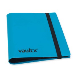 Vault X File Folder - 4 Compartments Trading Cards Folder - 160 Compartments with Side Opening for Playing Cards to Collect and Exchange