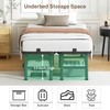 VIPSHOW 14 Inch Twin XL Metal Bed Frame Folding Bed