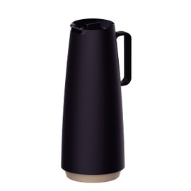 Tramontina 61636/103 Thermal Carafe, Tabletop Pot, Thermal Carafe, 3.3 gal (1 L) Capacity, Black, Thermos, Water Bottle, Stylish, Lightweight, Heat Retention, 24 Hours, Large Capacity, Made in Brazil