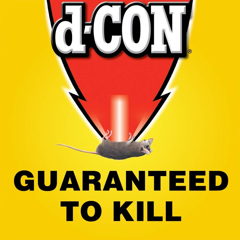 d-CON Disposable Corner Fit Mouse Poison Bait Station, 3 Bait