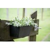 Artstone Ella wall pot, 22x15x17 cm, grey