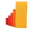 5pcs Fire Flame Element Stacking Toys Wooden Stacker Nesting Building