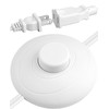 6ft/1.8m On/Off Extension Cord Foot Switch Pedal, Switch in Middle