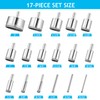Diamond Set, 17 PCS Tile Drill Bits Diamond Drill Bits