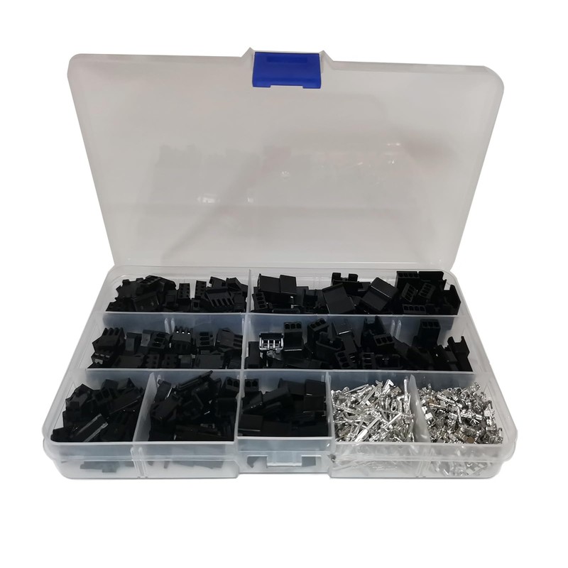 BEHOSHI 480pcs JST SM Connector Male/Female Housing SM Terminal 2.54mm