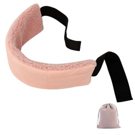HIAMEA Travel Pillow Alternative That Stops Head Bobbing-Airplane Head Straps and Car Head Support Band Super Comfort Head & Neck Support For Airplanes & Cars Sleeping Adults Kids(Pink)