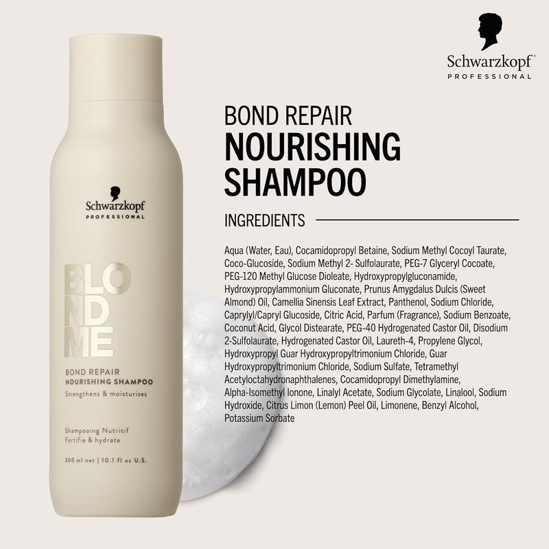 Schwarzkopf Blondme Bond Repair Nourishing Shampoo 300ml