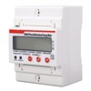 DIN Rail Power Meter 3 Phase 4 Wires Multifunctional LCD