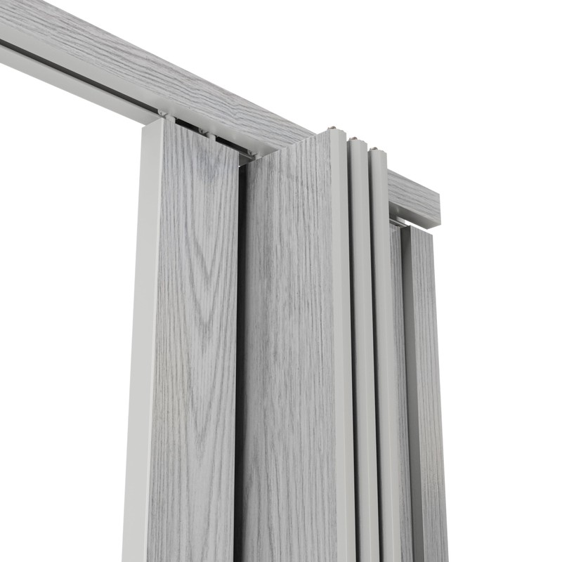 48" W Premium Foldable Accordion Doors, Double Walled Heavy Duty