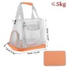 CAPASTEC Pet Carrier, Foldable Carrier with Removable Mat, Orange