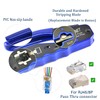 VINET RJ45 Crimp Tool Ethernet Crimping Tool All-in-one Crimper Wire