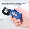 0-12.7mm Calibrador De Grosor Digital de Alta Precisión de Pantalla