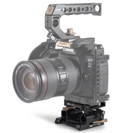 Tilta 15mm Baseplate Type III Compatible with Canon 5D/7D Film Movie Making Accessories Camcorder Stabilizer Lightweight Durable - Black TA-BSP3-15-B