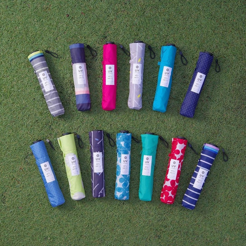 Nifty Colors 1414GR Folding Umbrella, Carbon Lightweight Mini 55