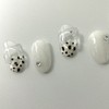 ˡᴬᴺᵀᶤˡ [Swa Stone] Chunk pattern handmade nail tip - Short
