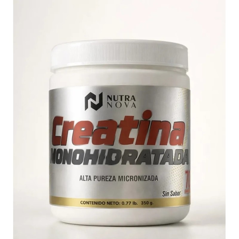 Creatina Monohidratada Nutra Nova 350g Sin Sabor