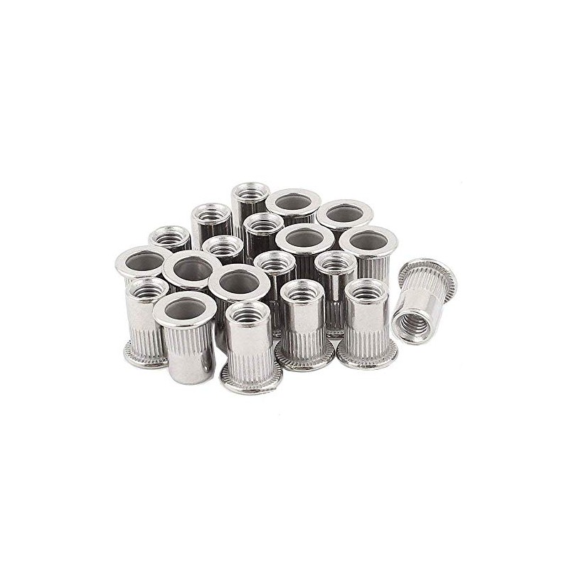 20pcs 5/16-18 Rivet Nuts Stainless Steel Threaded Rivet Insert Nuts