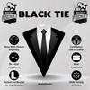 BrightPocket Mens Tie Solid Satin Colors Neckties For Wear at