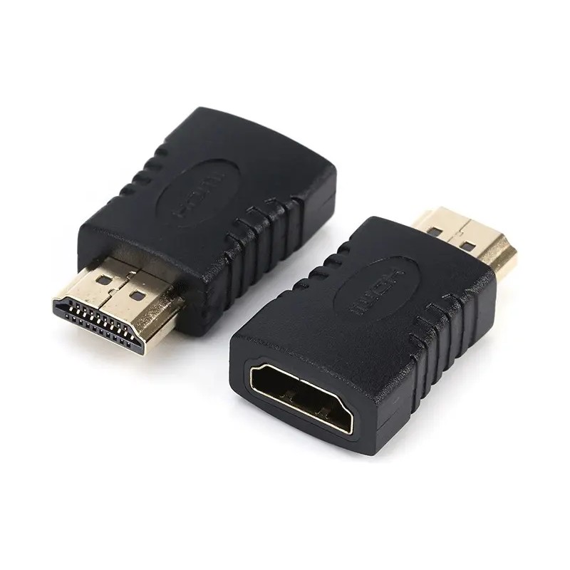 Cople Adaptador Hdmi Conexión Extension Recto 270 90 Angulo