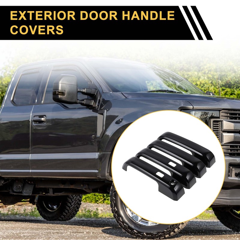 REPAIROCK 4pcs Exterior Door Handle Cover Car Door Handle Protector