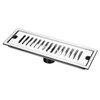 Shower Drain Long Stainless Steel Deodorant Removable Floor Drain for