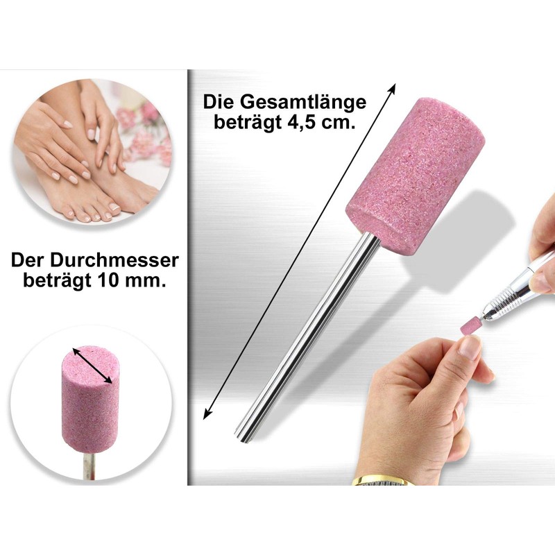 Corundum Stone Grinder Ceramic Grinder Nail Cutter Manicure Nail Bit